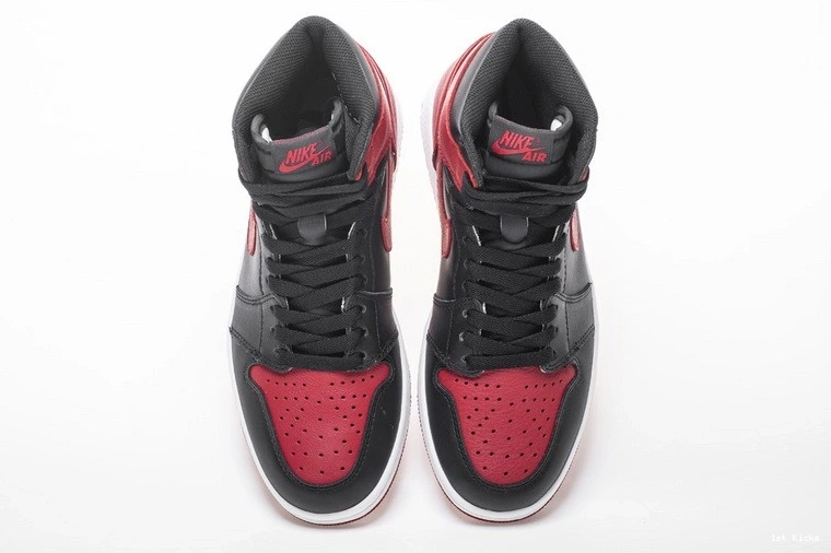 555088-001 Red Air 1 High Jordan Banned Black Retro  1226